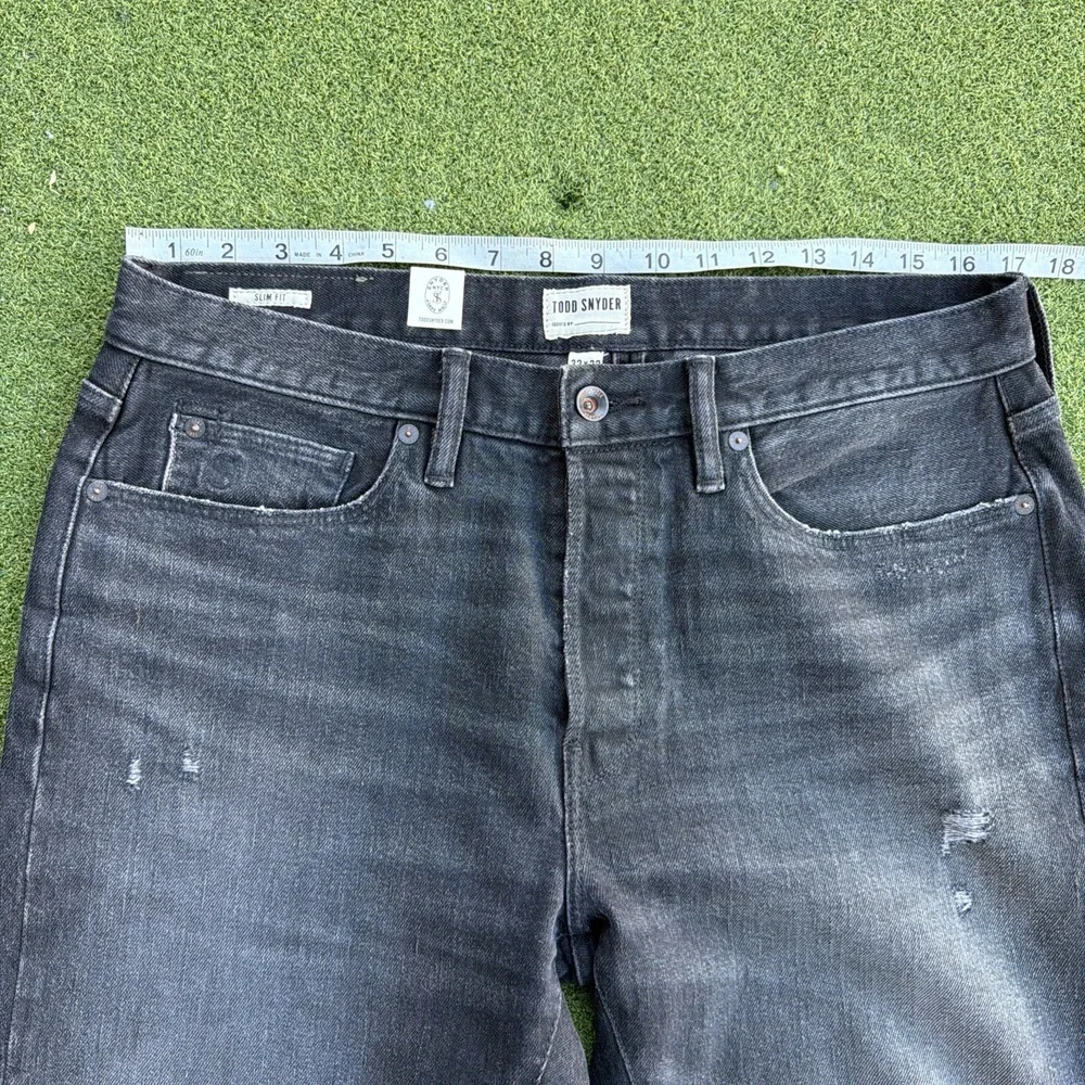 Todd Snyder NYC Slim Fit 12.5oz Selvedge Denim Jeans Men's 32/32 BRAND NEW